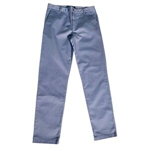 Ralph Lauren Chino‎ Pants Slim Fit Light Blue Casual Everyday Trousers Size 20